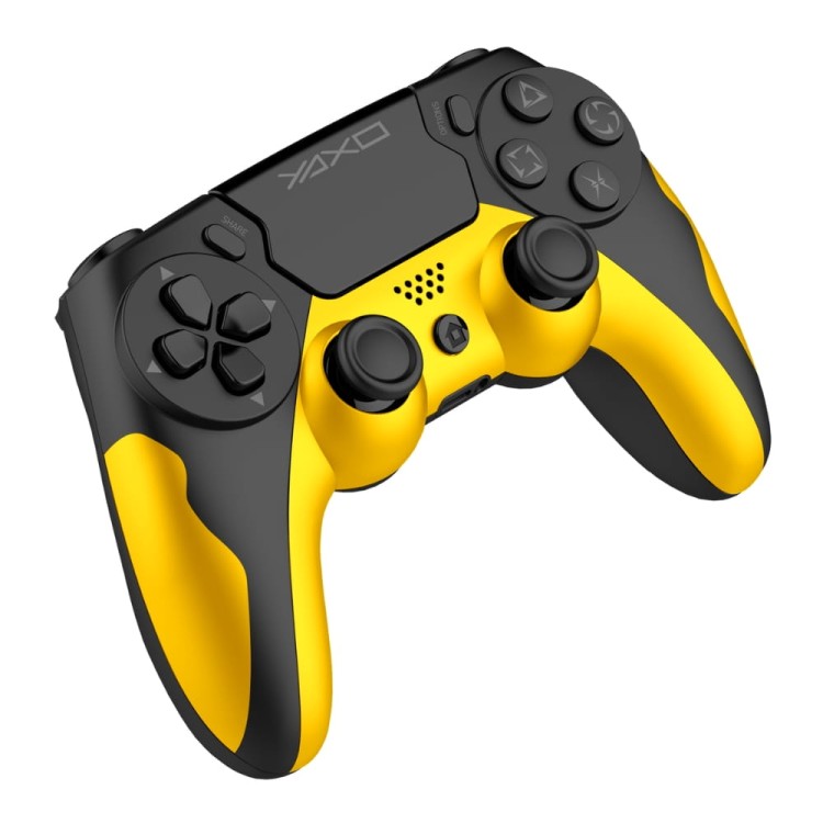 YAXO Wireless Controller HORNET FURY PS4 PS3 PC yellow (2).jpg