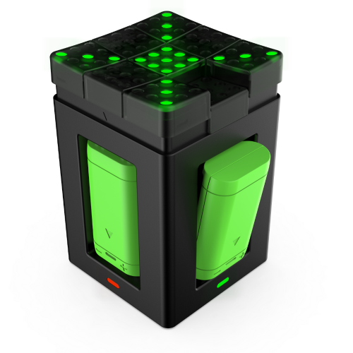 YAXO ŁADOWARKA Z AKUMULATORAMI DO PADÓW SHARP RAMPAGE Techno Black (1).png